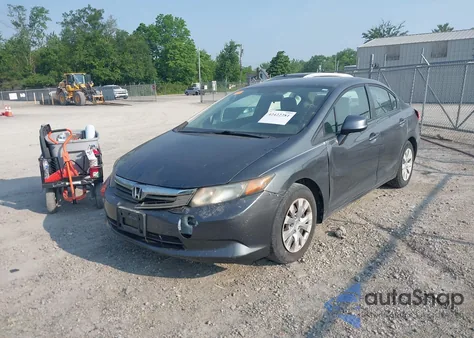 2012 Honda Civic Lx из США, поврежденный, VIN 19XFB2F58CE099911